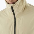 Men's Salomon Outerpath white pepper/rainy day rain jacket 4