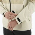 Men's Salomon Outerpath white pepper/rainy day rain jacket 5