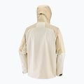 Men's Salomon Outerpath white pepper/rainy day rain jacket 9