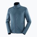 Men's Salomon Essential Midwarm Fz midnight navy trekking sweatshirt 6