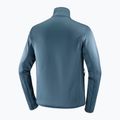 Men's Salomon Essential Midwarm Fz midnight navy trekking sweatshirt 7