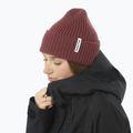 Salomon Snowbird rum raisin winter beanie 2