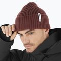 Salomon Snowbird rum raisin winter beanie 3