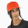 Salomon Logo baseball cap cherry tomato 2