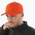 Salomon Logo baseball cap cherry tomato 4