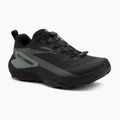 Men's running shoes Salomon Genesis GTX black/agave green/urban chic