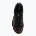 Women's running shoes Salomon Thundercross black/cherry tomato/electric green 5