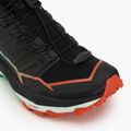 Women's running shoes Salomon Thundercross black/cherry tomato/electric green 7
