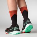 Women's running shoes Salomon Thundercross black/cherry tomato/electric green 9