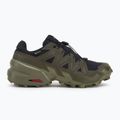 Men's running shoes Salomon Speedcross 6 GTX black/peat/deep lichen green 2