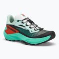 Salomon Genesis bay/electric green/cherry women's running shoes