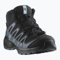 Salomon XA PRO V8 Mid WP children's trekking boots black/neptune/alaskan blue 8