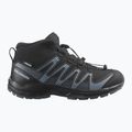 Salomon XA PRO V8 Mid WP children's trekking boots black/neptune/alaskan blue 9