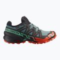 Salomon Speedcross 6 GTX men's running shoes north atlantic/black/cherry tomato 8