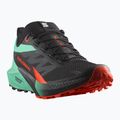 Men's running shoes Salomon Sense Ride 5 black/bay/cherry tomato 8