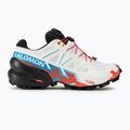 Salomon Speedcross 6 women's running shoes white/black/fiery red 2