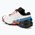 Salomon Speedcross 6 women's running shoes white/black/fiery red 3