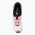 Salomon Speedcross 6 women's running shoes white/black/fiery red 7