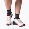 Salomon Speedcross 6 women's running shoes white/black/fiery red 4