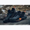 Men's trekking boots Salomon X Ultra Alpine GTX grisaille/black/red orange 14