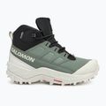 Salomon Crosstrak WP women's trekking boots agave green/black/can ary green 2