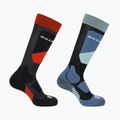 Ski socks Salomon S/Access DX-SX 2 pairs black/magnet