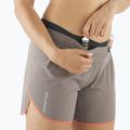 Women's Salomon Sense Aero 5" iron/neon flame running shorts 4