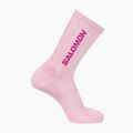Salomon Everyday Crew 3 pairs socks flame scarlet/dark citron 4