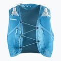 Salomon Active Skin 12 Set running waistcoat blue danube/blue curacao