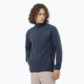 Men's trekking sweatshirt Salomon Lightwarm Full Zip blue nights