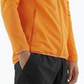 Men's trekking sweatshirt Salomon Lightwarm Full Zip turmeric 6