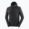 Men's trekking jacket Salomon Sntial Lightwarm Hybrid deep black 8