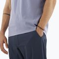 Men's Salomon Trackline Polo T-shirt blue granite 5