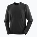 Men's trekking sweatshirt Salomon Motomesh Crewneck deep black 8