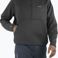 Men's hoodie Salomon SHAKEout Half Zip Hooded deep black 3
