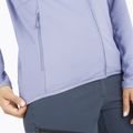 Women's trekking sweatshirt Salomon Lightwarm Full Zip blue granite 5