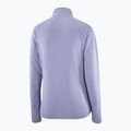 Women's trekking sweatshirt Salomon Lightwarm Full Zip blue granite 7