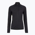 Women's fleece sweatshirt Salomon Lightwarm Full Zip deep black 5