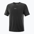 Men's running T-shirt Salomon SHKout Core deep black 4