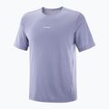 Men's running T-shirt Salomon SHKout Core blue granite 4