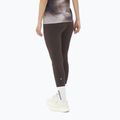Women's running leggings Salomon SHAKEout Bliss 25" coffee bean 3