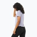 Women's running T-shirt Salomon SHAKEout Air Crop SS Tee cosmic sky 2