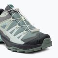 Women's trekking boots Salomon X Ultra 360 green milieu/uban chic/clearly aqua 7