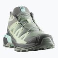 Women's trekking boots Salomon X Ultra 360 green milieu/uban chic/clearly aqua 3