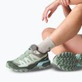 Women's trekking boots Salomon X Ultra 360 green milieu/uban chic/clearly aqua 7