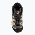 Children's trekking boots Salomon X Ultra Mid GTX castlerock/black/spicy/mustard 5