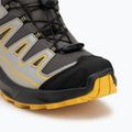 Children's trekking boots Salomon X Ultra Mid GTX castlerock/black/spicy/mustard 7
