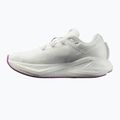 Men's running shoes Salomon Aero Glide 3 white/white/willowherb 9