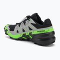Men's running shoes Salomon Speedcross 6 GTX black/alloy/green gecko 3