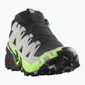 Men's running shoes Salomon Speedcross 6 GTX black/alloy/green gecko